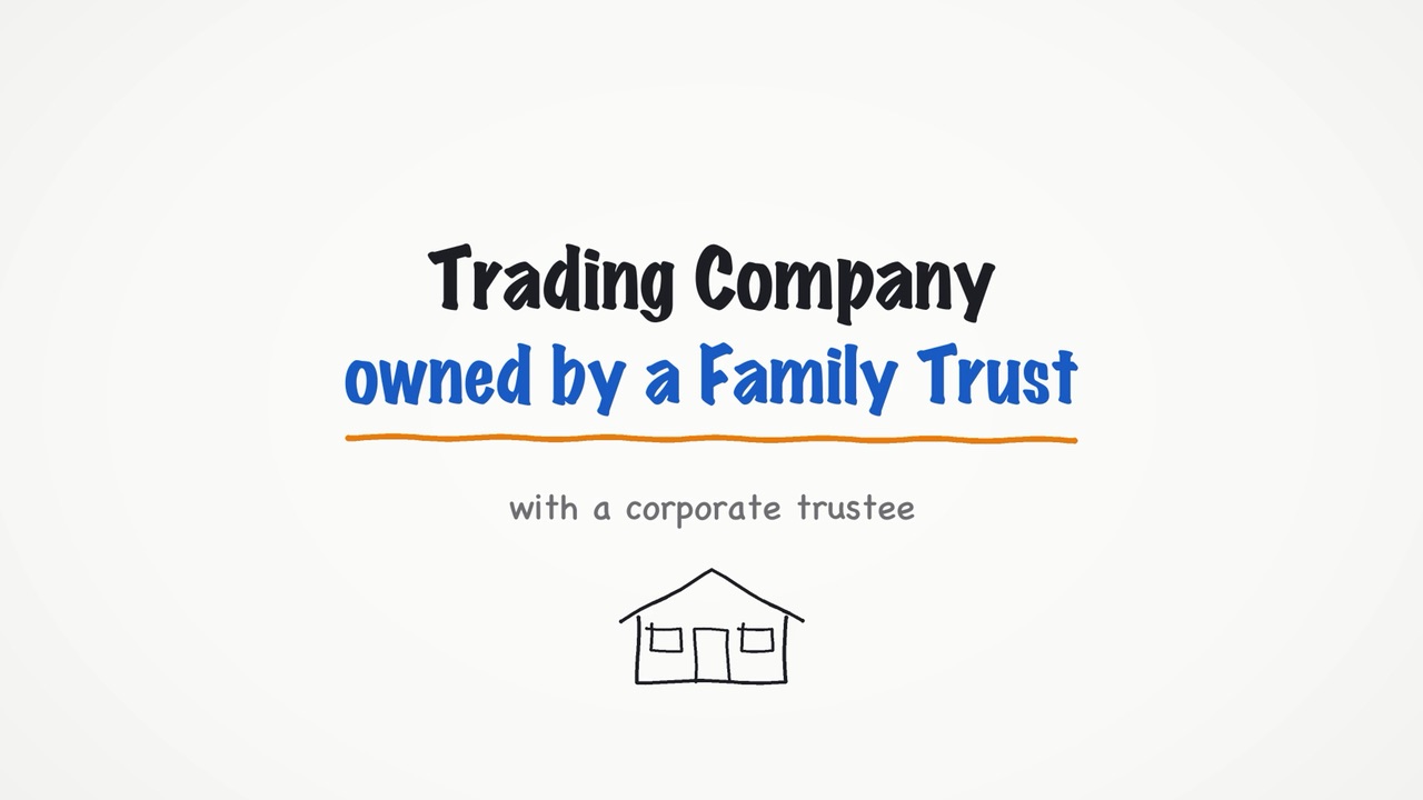 Trading company owned by a family trust video title