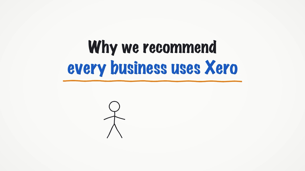 Whiteboard drawing: why we recommend every business uses Xero